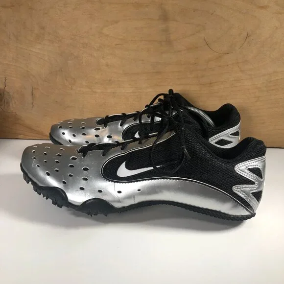 Nike Zoom Rival Bowerman Series Mens Size 10 Track Shoes 311894-011 Blk/Silver - Picture 5 of 13